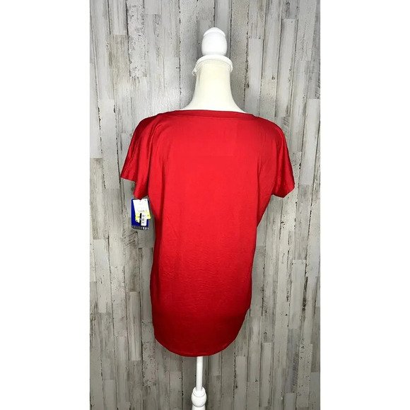 NWT Houston Rockets Women's Red‎ Primary Logo T-Shirt Size Medium - Picture 3 of 4